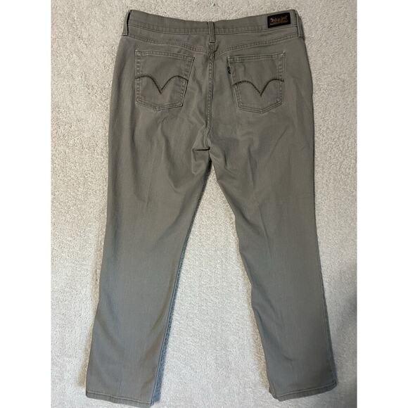 Levi's 505 Straight Leg Jeans Women's Size 14 M Gray Denim Pockets - Picture 8 of 11
